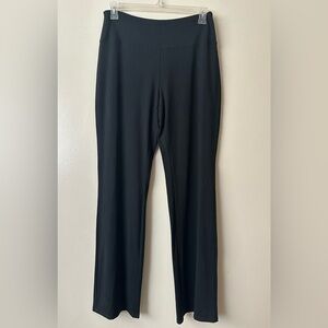 J. Jill Wearever Collection Smooth Fit Barely Bootcut Black Pull On Pants Medium